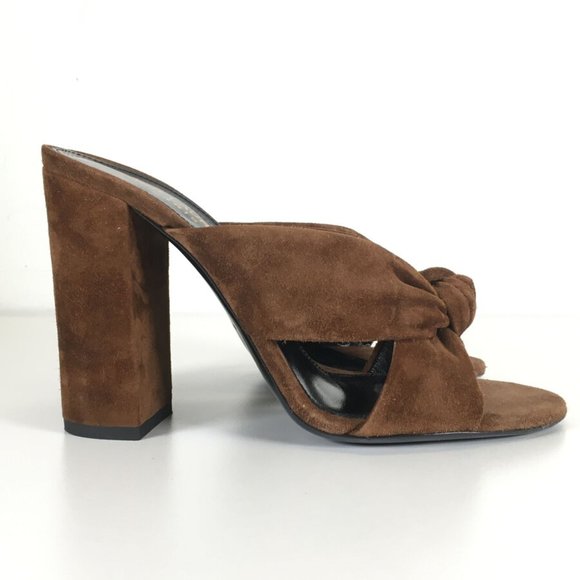 Saint Laurent (YSL) Loulou Knot Sandals Sz 37 - Picture 5 of 8